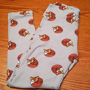 Lularoe fox leggings OS